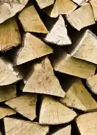 Bois sec prêt à brûler